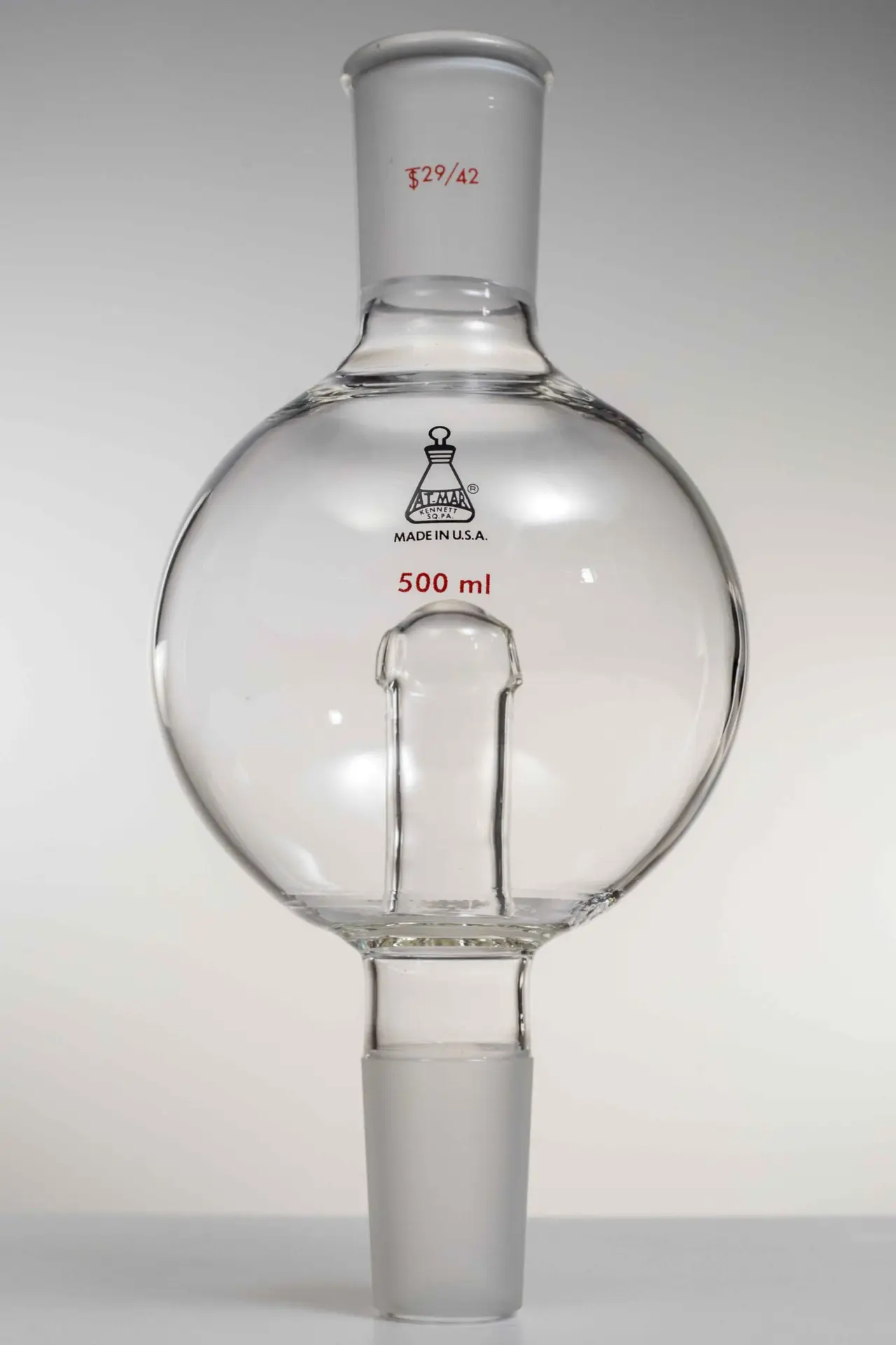 Trap, Rotary Evaporator, Bump - Capacity 500ml, Lower Inner Joint 29/42, Top Joint