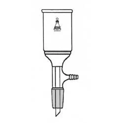 Funnel, Buchner, Filter, Vacuum, Coarse Porosity - Capacity 15ml, Joint 29/26, Disc Diameter 20mm, Approx. OD Height Above Disc 25 x 45mm